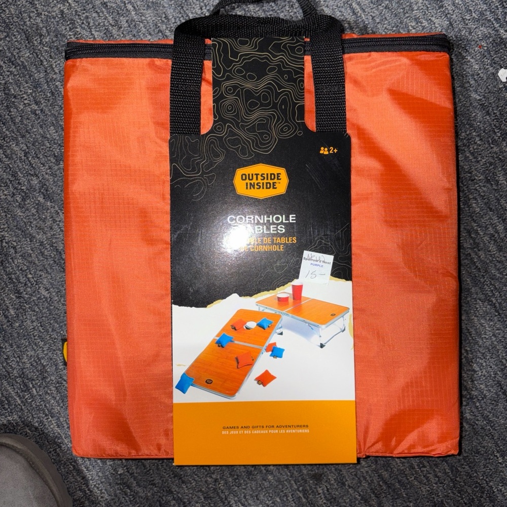 Orange Cornhole Tables - Picture 5 of 5